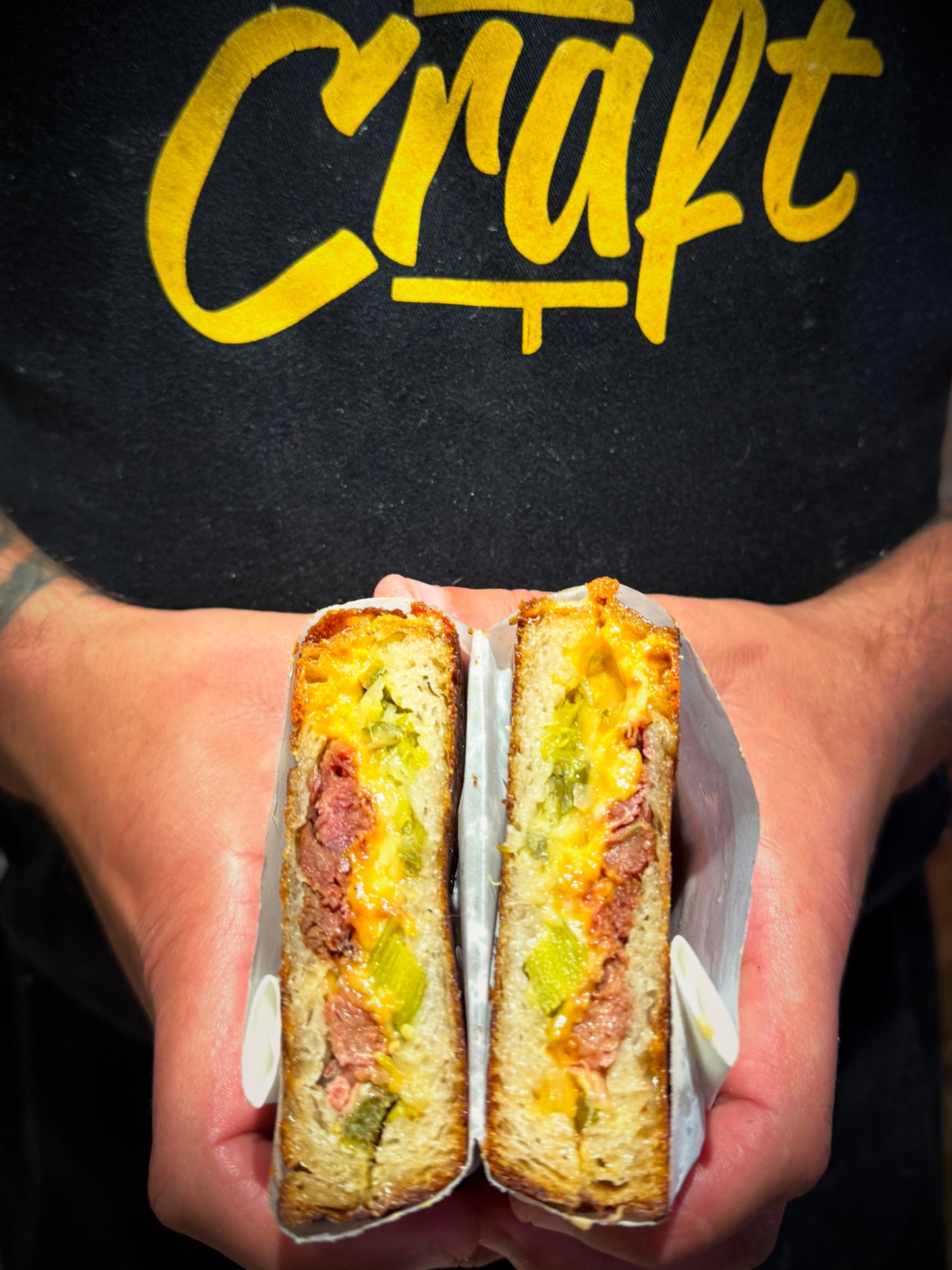 Ham & Leek Melt (Veggie Option Available)